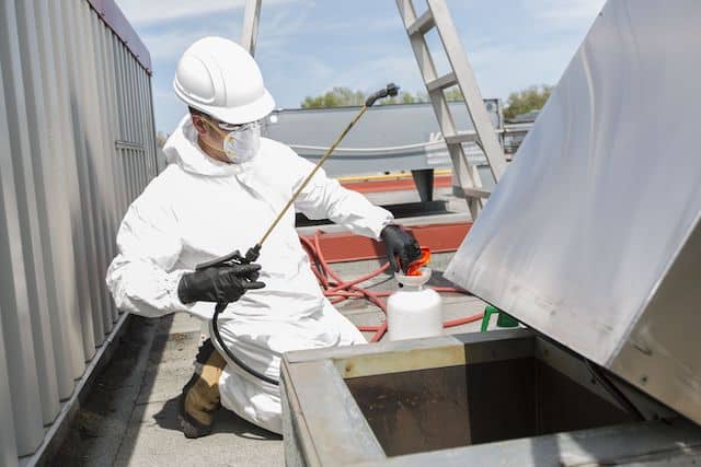 rooftop grease containment and cleaning